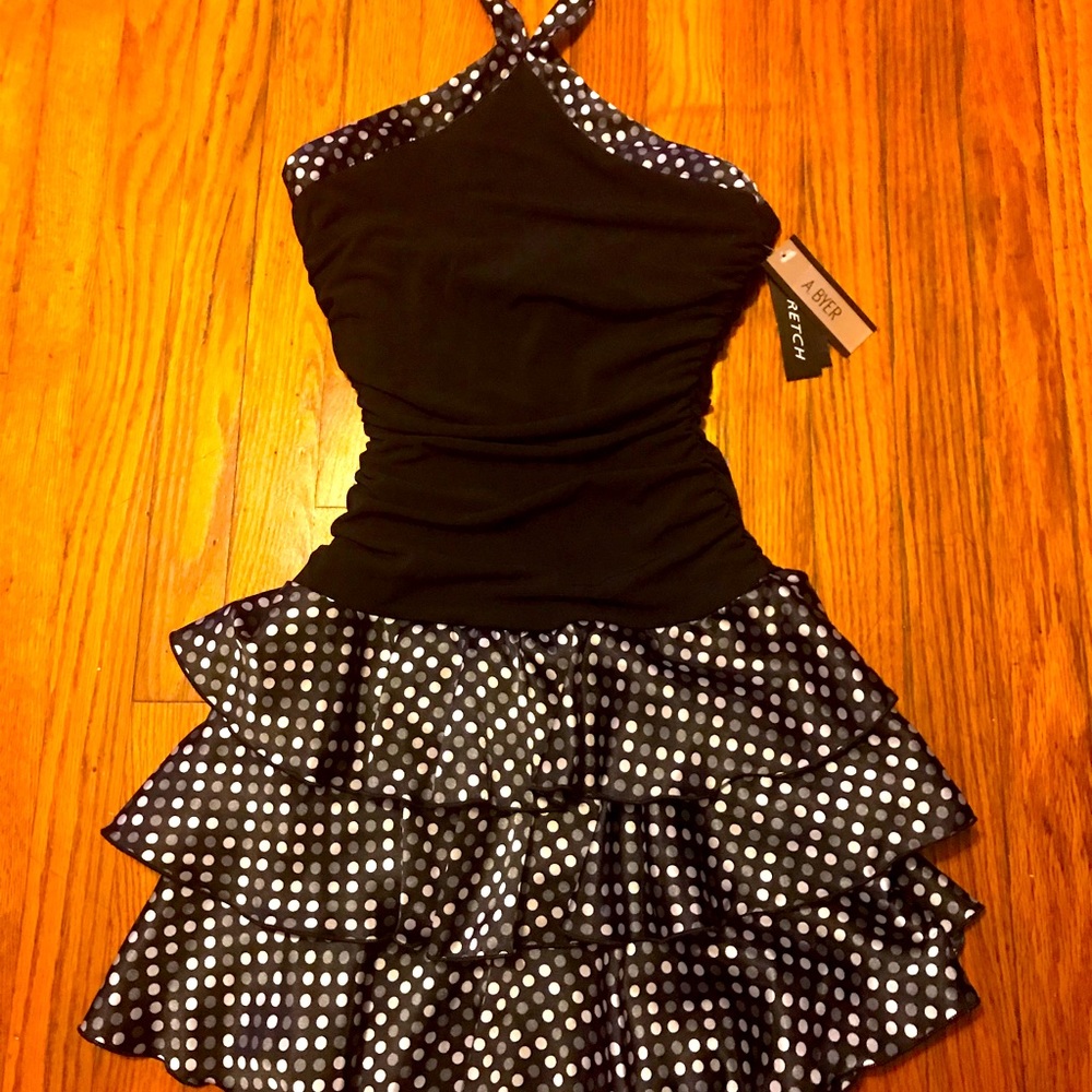 Cocktail dresse black and white A. Byer